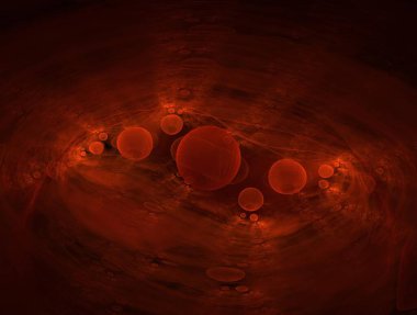 Hayali fraktal arkaplan resmi