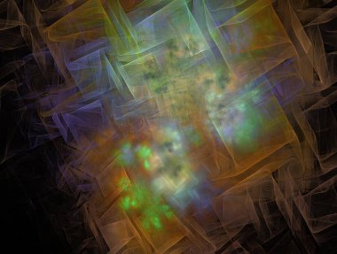 Hayali fraktal arkaplan resmi