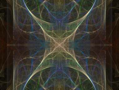 Hayali fraktal arkaplan resmi