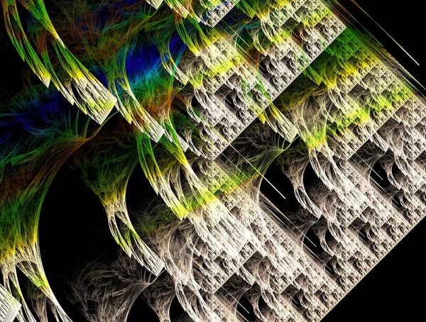 Imaginatory fractal abstracte achtergrond Afbeelding — Stockfoto