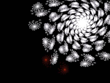 Hayali fraktal arkaplan resmi