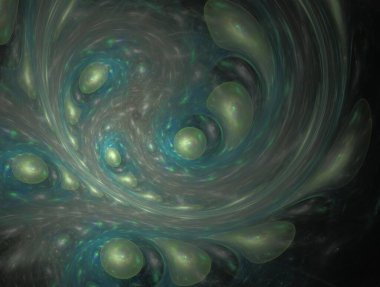 Hayali fraktal arkaplan resmi