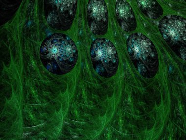 Hayali fraktal arkaplan resmi