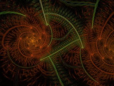 Hayali fraktal arkaplan resmi