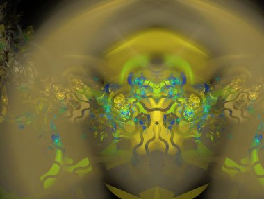 Hayali fraktal arkaplan resmi