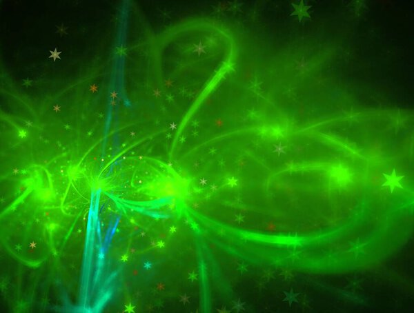 Воображаемый фрактальный абстрактный фон