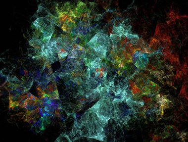 Hayali fraktal arkaplan resmi