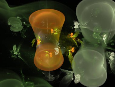 Hayali fraktal arkaplan resmi