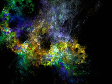 Hayali fraktal arkaplan resmi