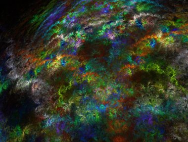 Hayali fraktal arkaplan resmi