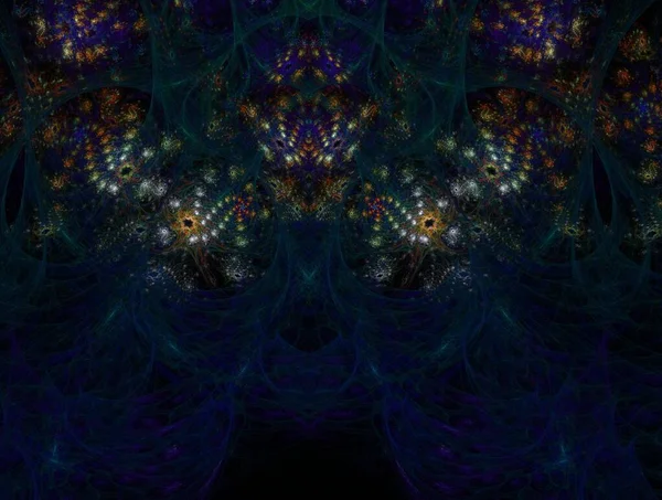 Fond abstrait fractal imaginaire Image — Photo