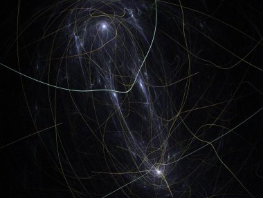 Hayali fraktal arkaplan resmi