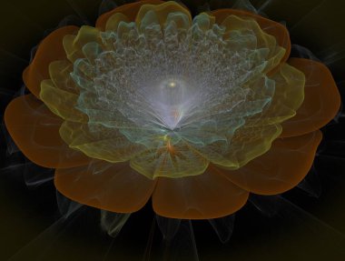 Hayali fraktal arkaplan resmi