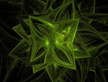 Hayali fraktal arkaplan resmi