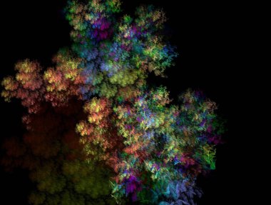 Hayali fraktal arkaplan resmi