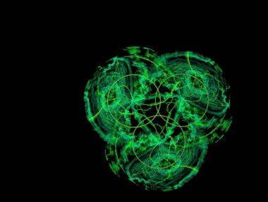 Hayali fraktal arkaplan resmi