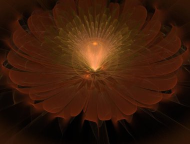 Hayali fraktal arkaplan resmi