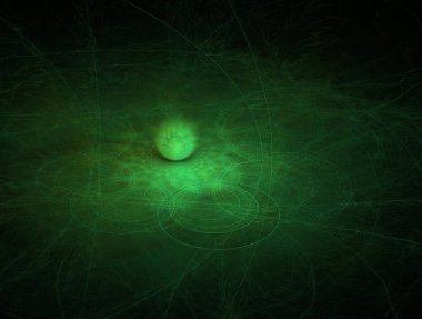 Hayali fraktal arkaplan resmi