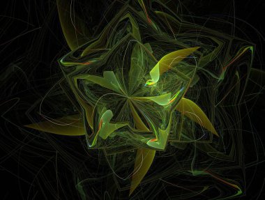 Hayali fraktal arkaplan resmi