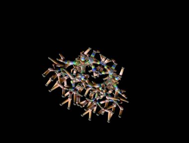 Hayali fraktal arkaplan resmi