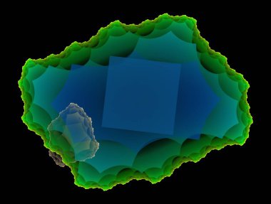 Hayali fraktal arkaplan resmi