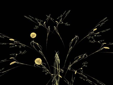 Hayali fraktal arkaplan resmi