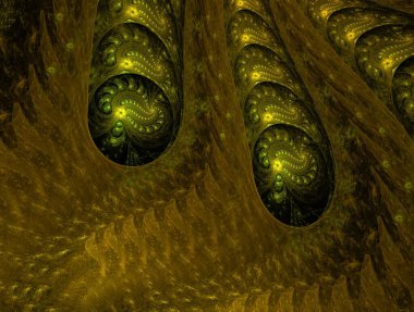 Hayali fraktal arkaplan resmi