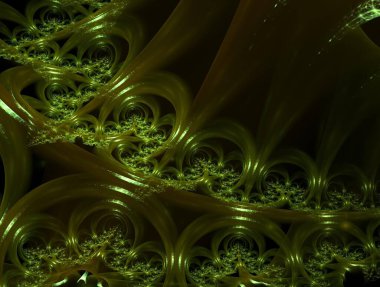 Hayali fraktal arkaplan resmi