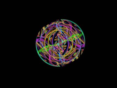 Hayali fraktal arkaplan resmi