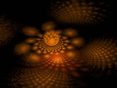 Hayali fraktal arkaplan resmi