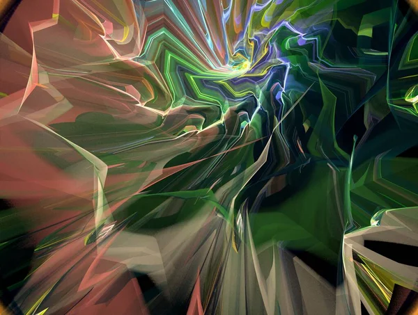 Imaginatory fractal abstracte achtergrond Afbeelding — Stockfoto