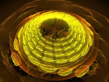 Hayali fraktal arkaplan resmi