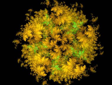 Hayali fraktal arkaplan resmi