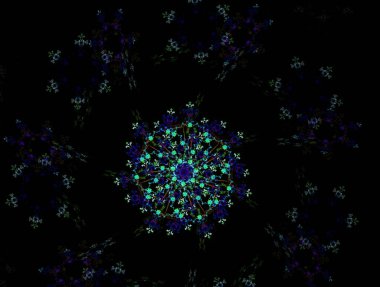 Hayali fraktal arkaplan resmi