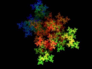 Hayali fraktal arkaplan resmi