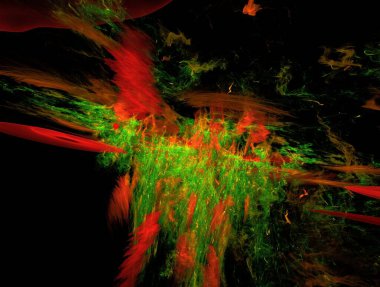 Hayali fraktal arkaplan resmi