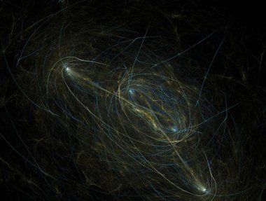 Hayali fraktal arkaplan resmi