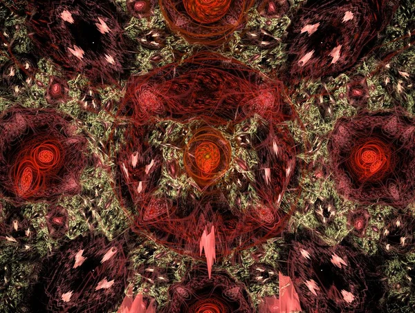 Imaginatory fractal abstracte achtergrond Afbeelding — Stockfoto