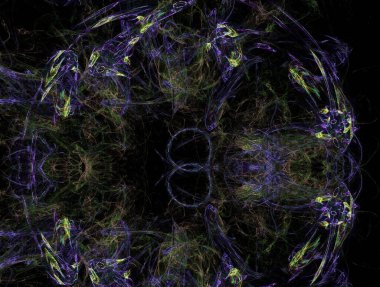 Hayali fraktal arkaplan resmi