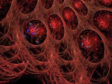 Hayali fraktal arkaplan resmi