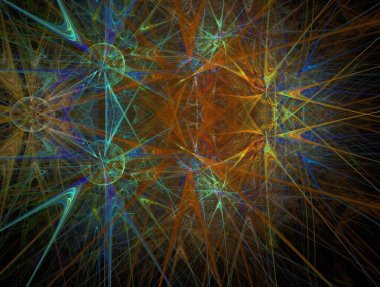 Hayali fraktal arkaplan resmi