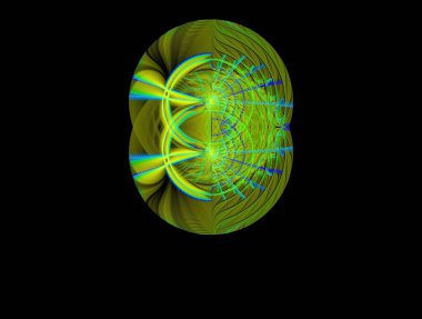 Hayali fraktal arkaplan resmi