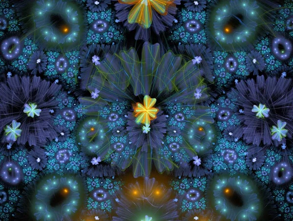 Imaginatory fractal abstracte achtergrond Afbeelding — Stockfoto