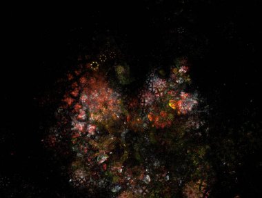 Hayali fraktal arkaplan resmi