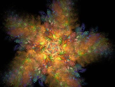 Hayali fraktal arkaplan resmi