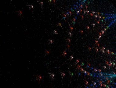 Hayali fraktal arkaplan resmi