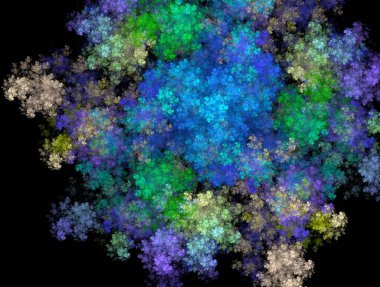 Hayali fraktal arkaplan resmi