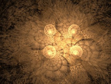 Hayali fraktal arkaplan resmi