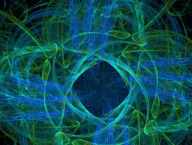 Hayali fraktal arkaplan resmi