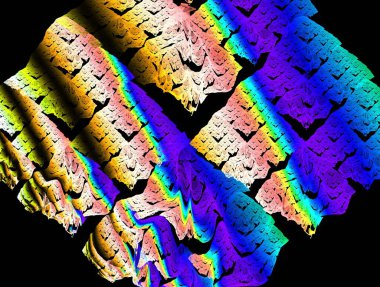 Hayali fraktal arkaplan resmi